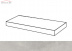 Плитка Italon Миллениум Сильвер ступень угловая правая (33x80)